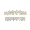 Pointed Iced Grillz - Gold