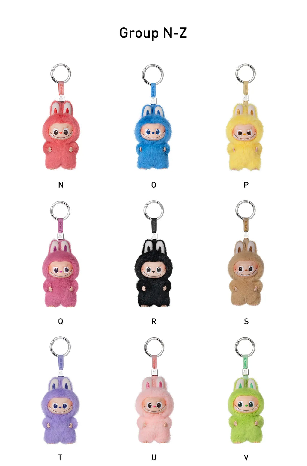 Pop Mart Labubu The Monsters 'Pin for Love' Series Vinyl Plush Pendant Blind Box (N-Z)