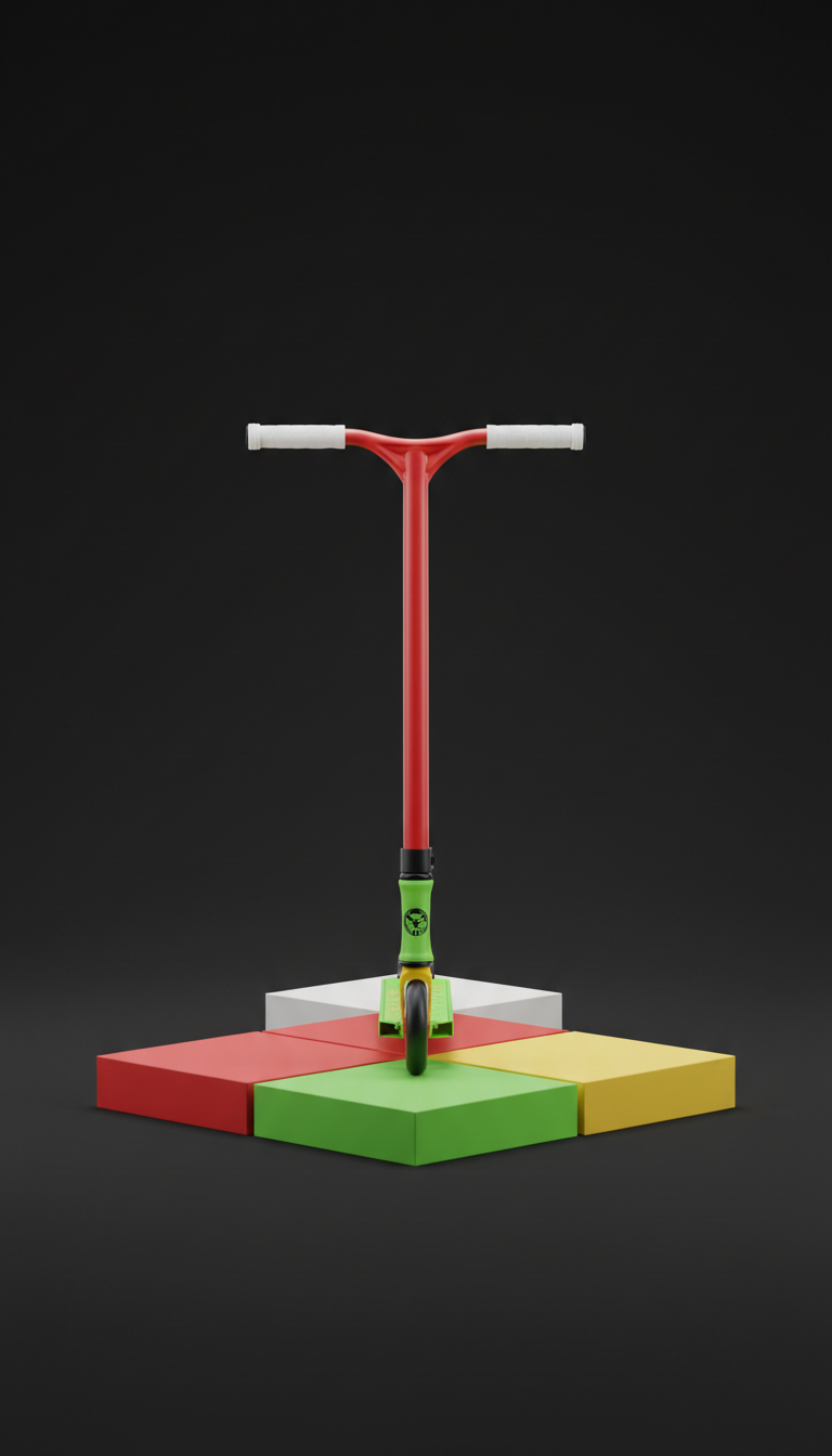 Complete Stunt Scooter With Alloy Deck