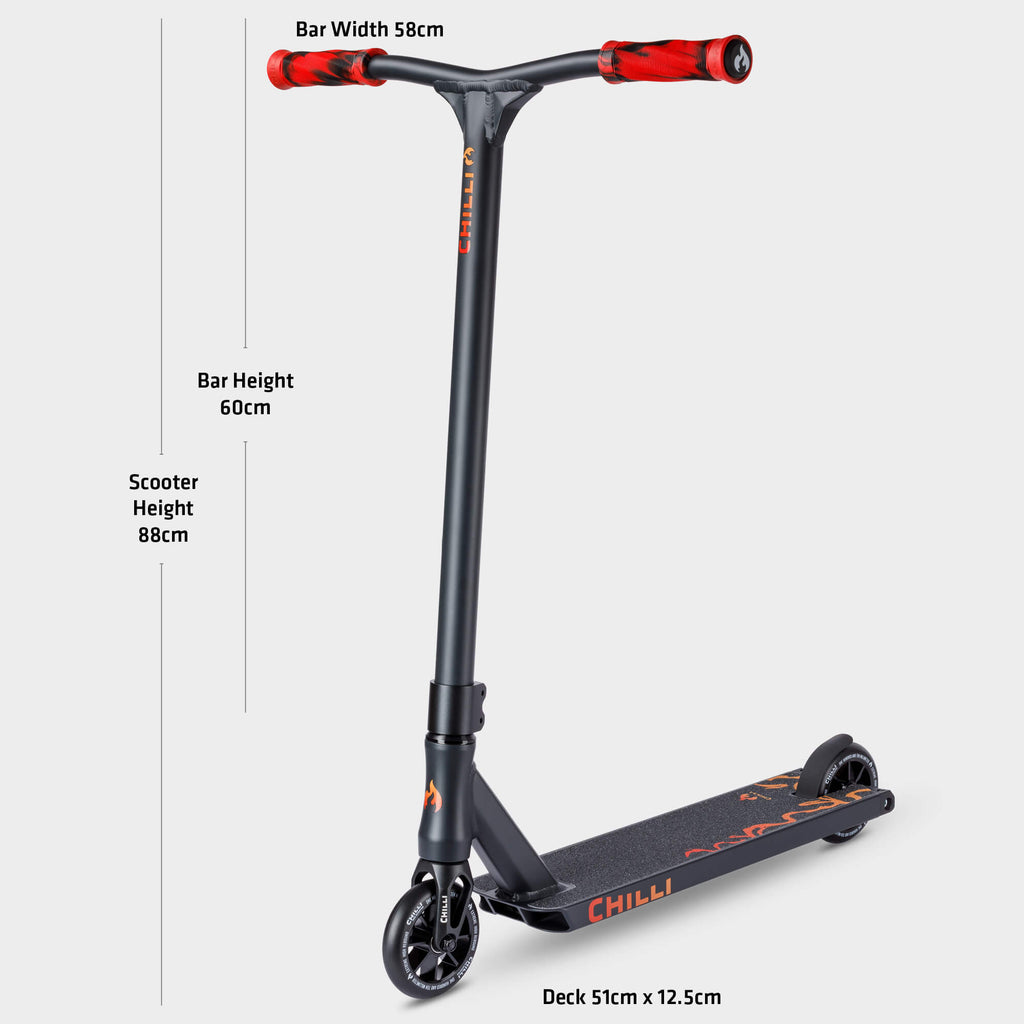 Reaper Venom Stunt Scooter: Black/Red