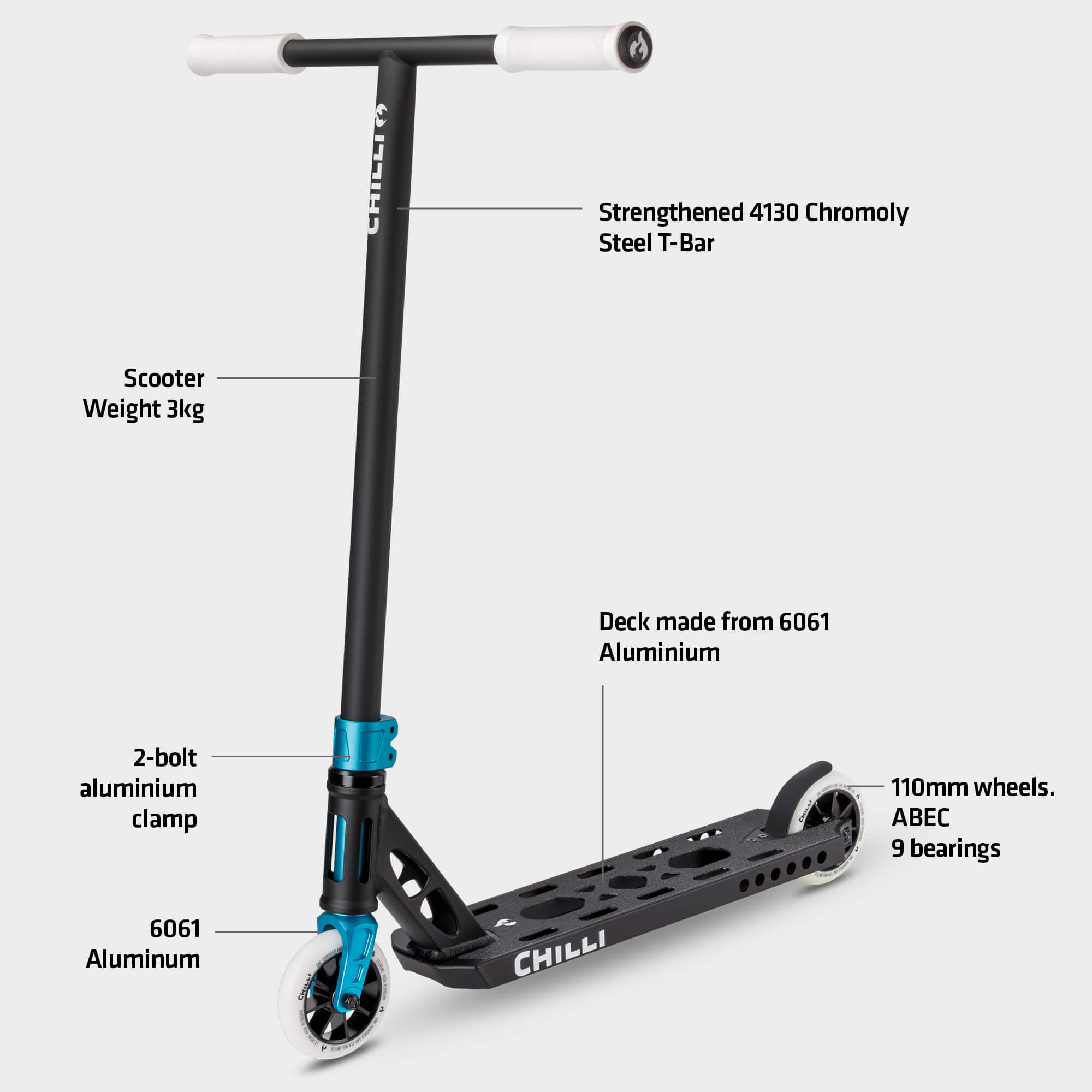 Ventus Stunt Scooter: Black