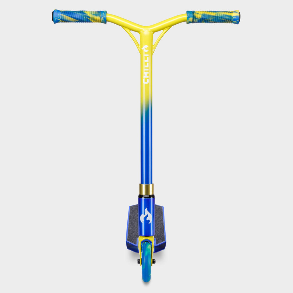Base Jumpstart Stunt Scooter: Blue/Yellow