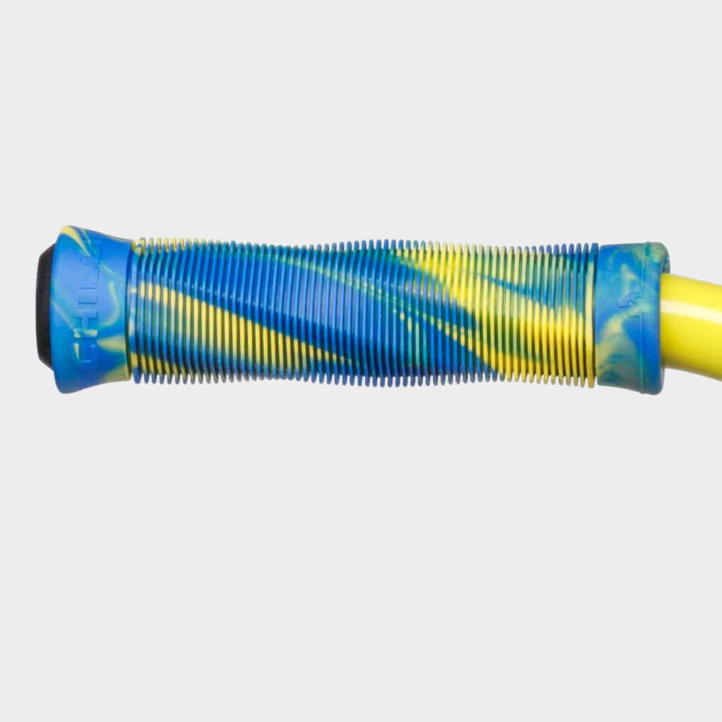 Base Jumpstart Stunt Scooter: Blue/Yellow