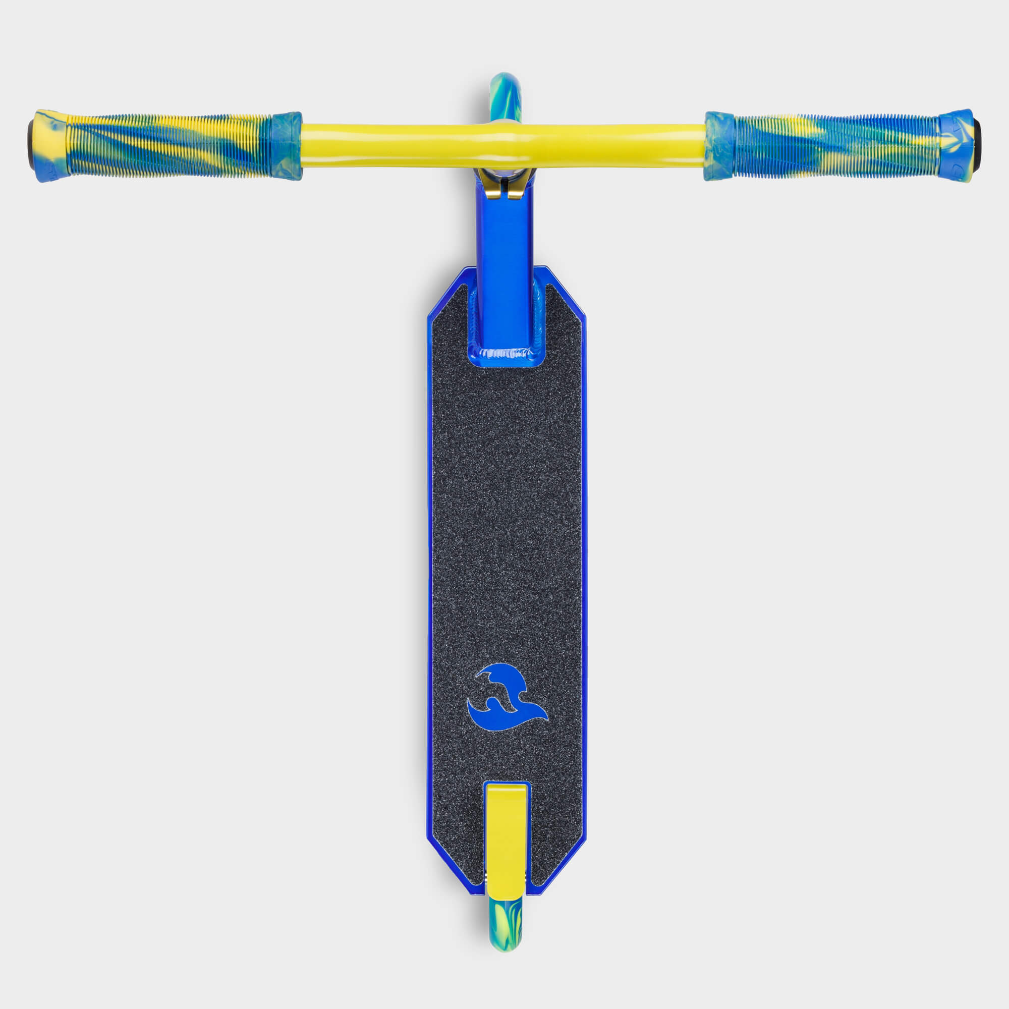 Base Jumpstart Stunt Scooter: Blue/Yellow