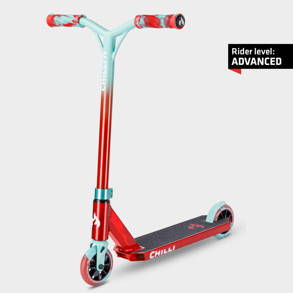 Base Jumpstart Stunt Scooter: Red/Teal