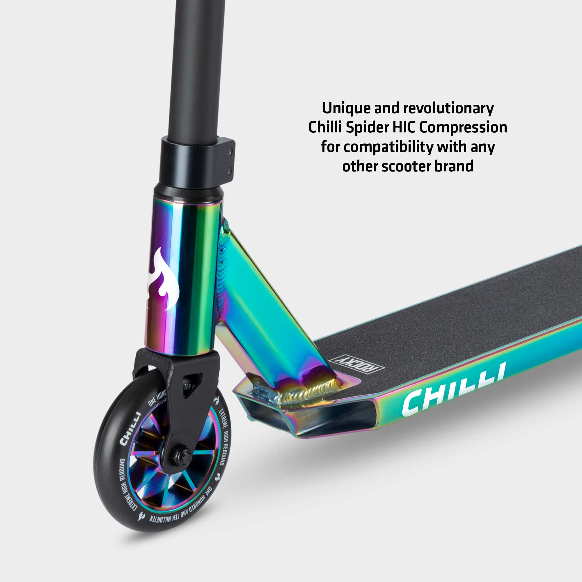 Base Rocky Stunt Scooter: Neochrome