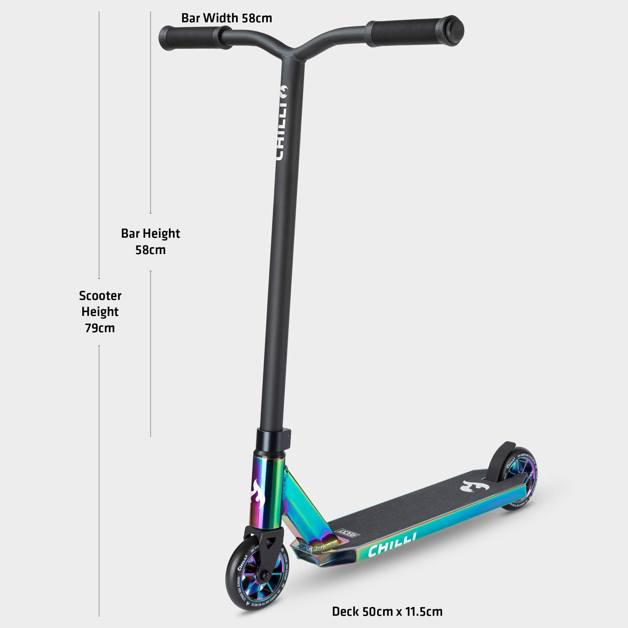 Base Rocky Stunt Scooter: Neochrome