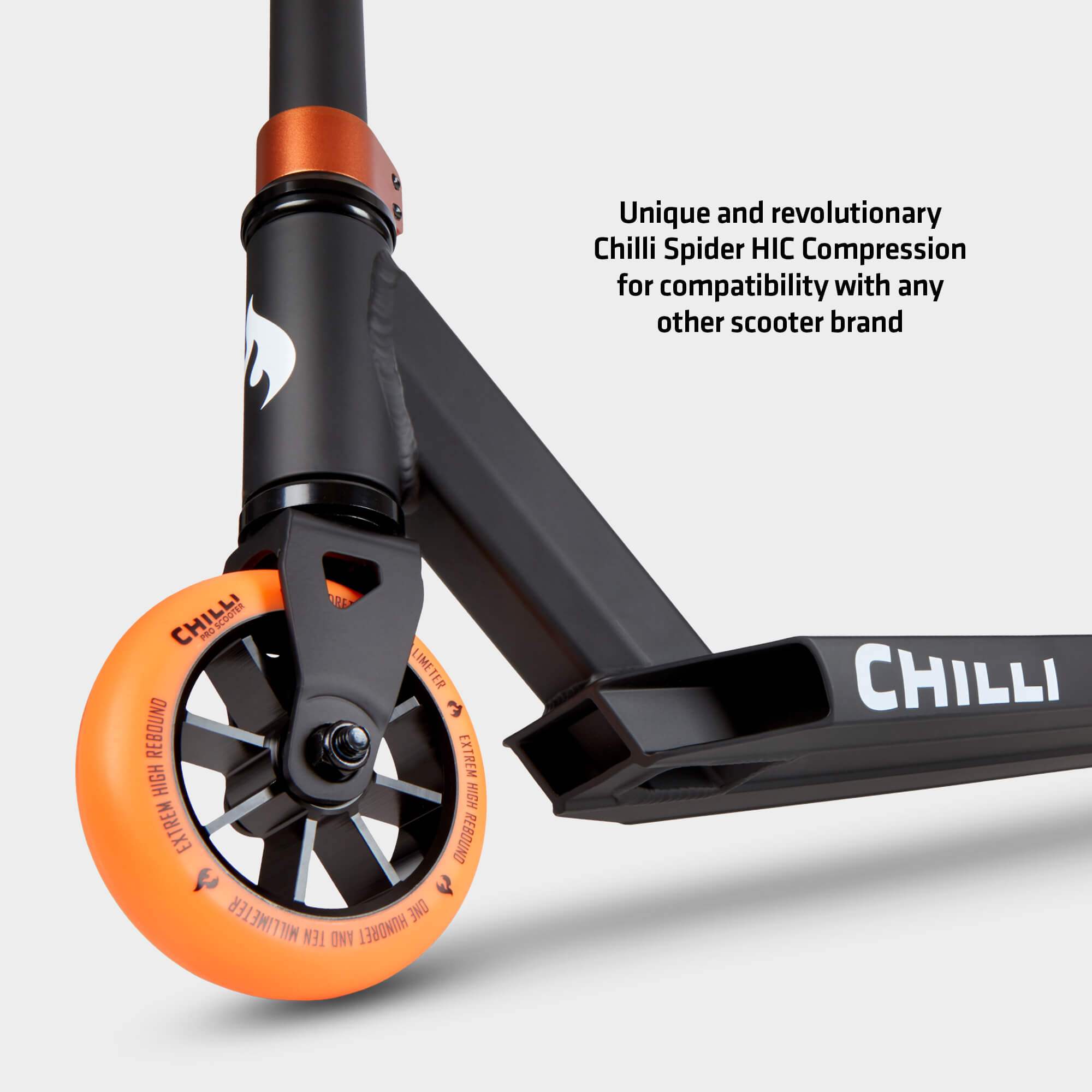 Base Stunt Scooter: Black & Orange