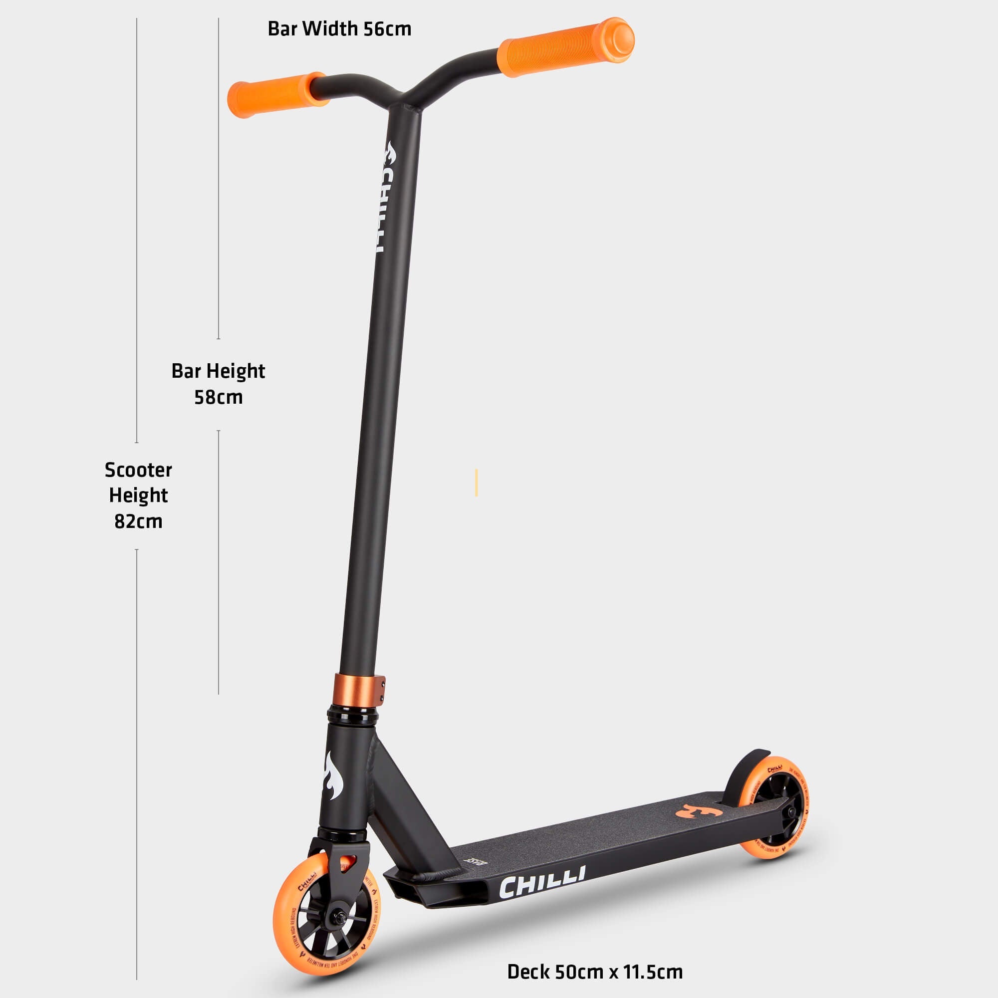 Base Stunt Scooter: Black & Orange
