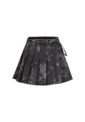 Womens Edh Love Print Skirt - Black