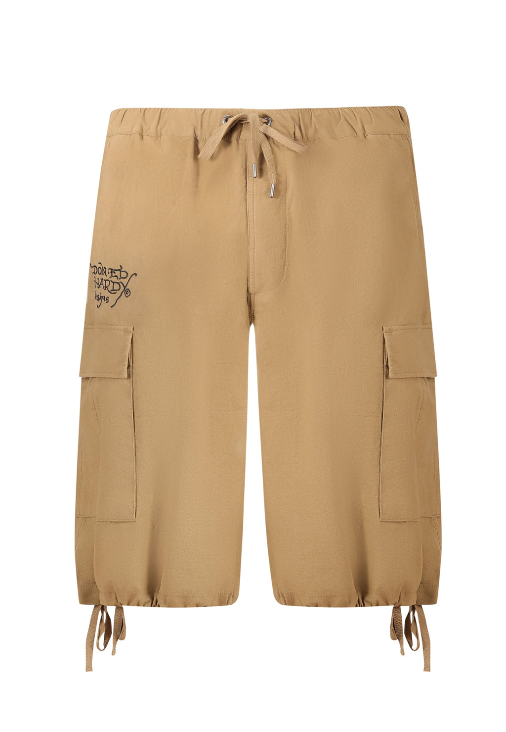 Mens Dragon Crawl Woven Cargo Shorts - Beige