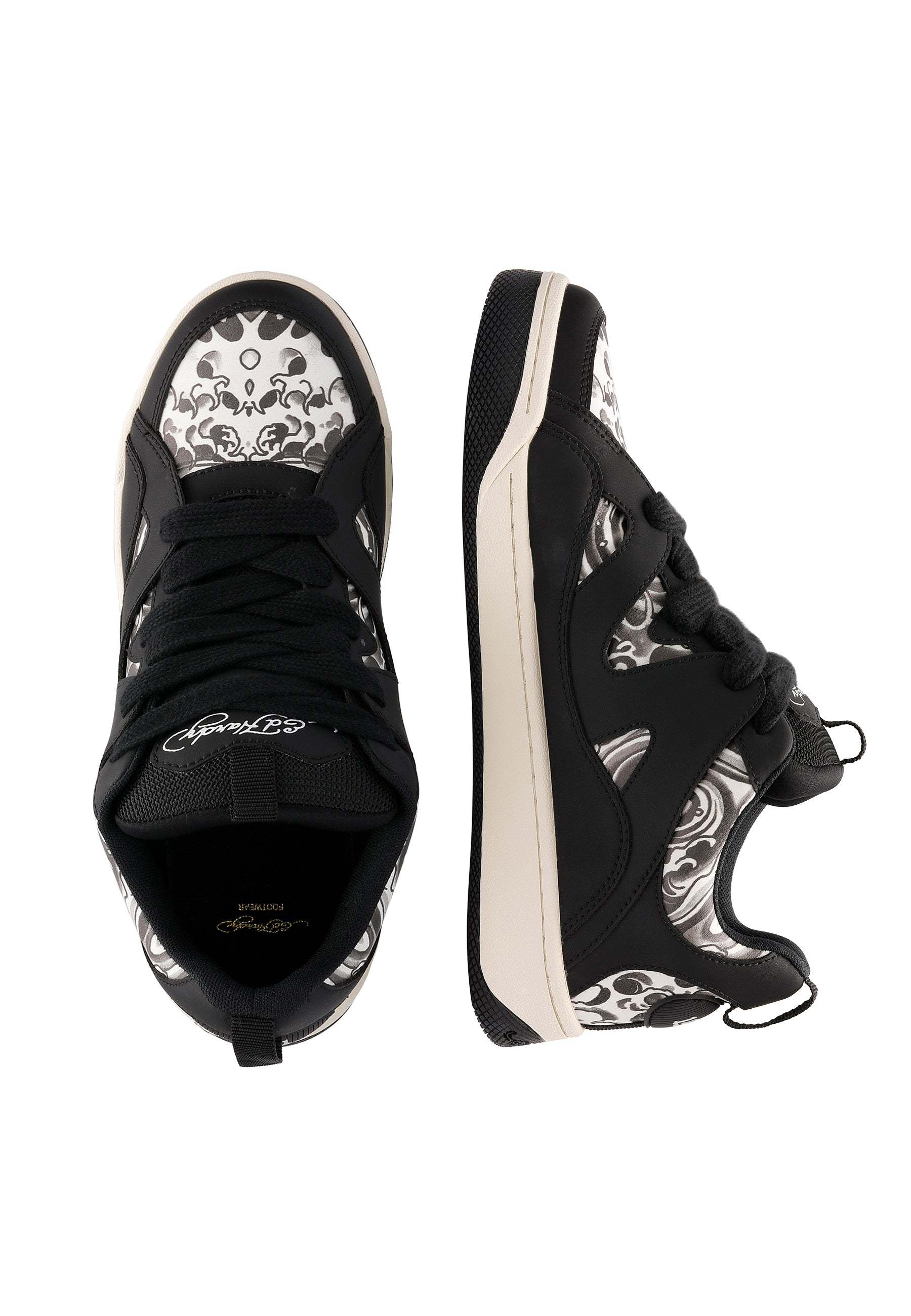 Mens Wave Low - Wave Over - Black/White