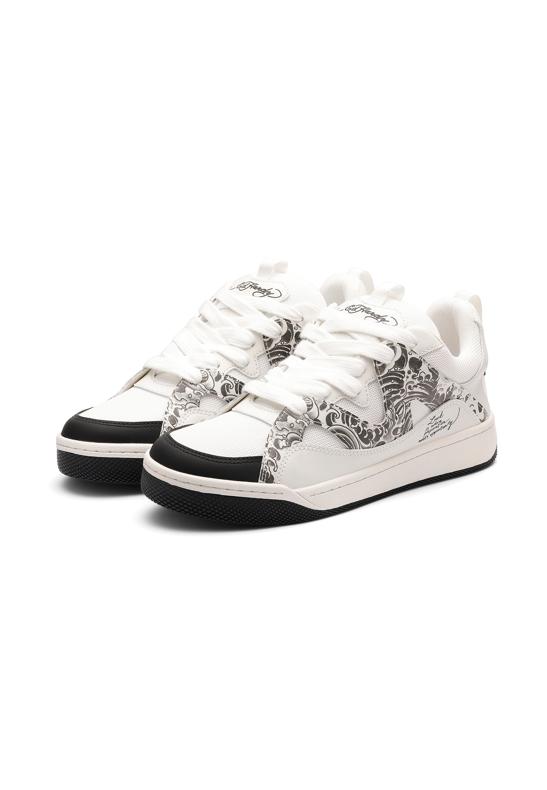 Mens Wave Low - Waves - White/Black