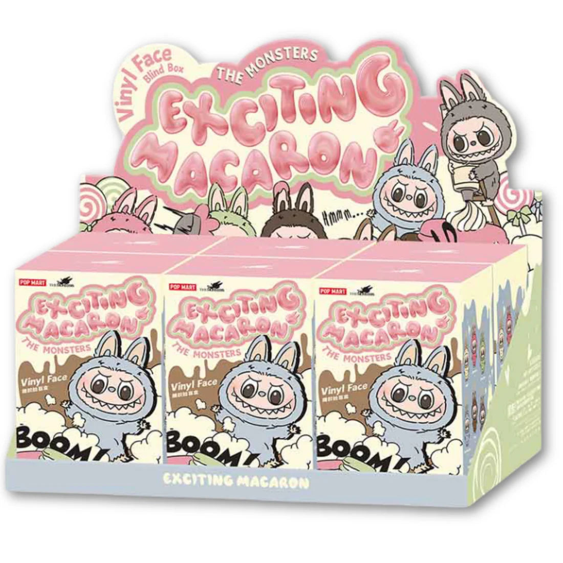 Pop Mart The Monsters Labubu Exciting Macaron 'LYCHEE BERRY' Vinyl Pendant