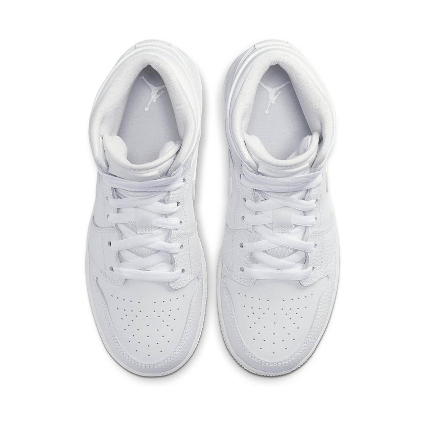 Jordan 1 Mid 'Triple White'