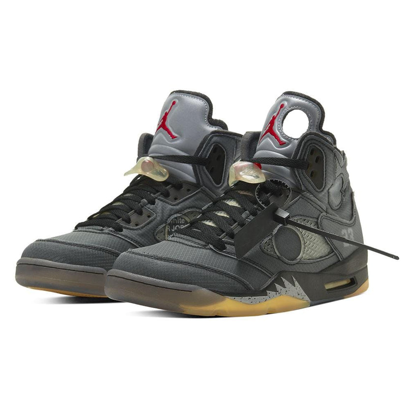 Jordan 5 Off-White 'Black'