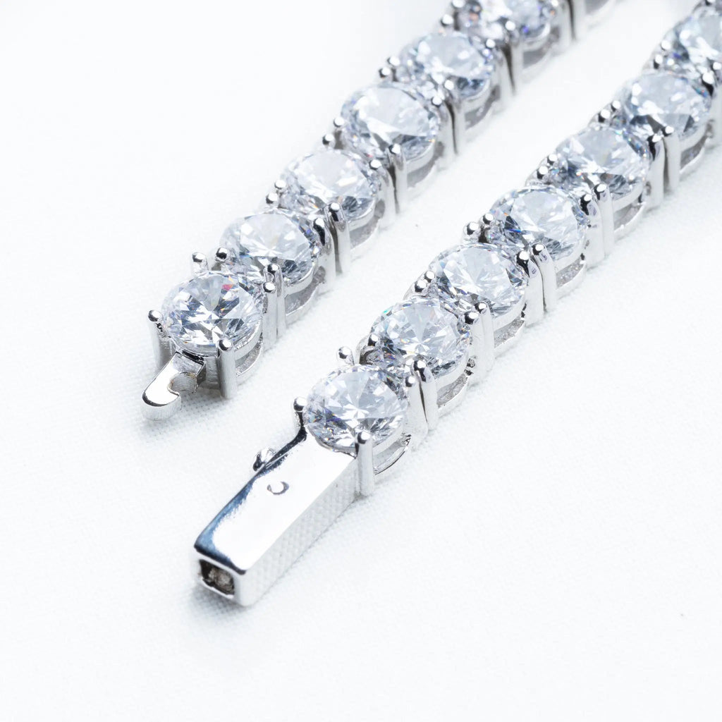 5mm Tennis Bracelet - White Gold