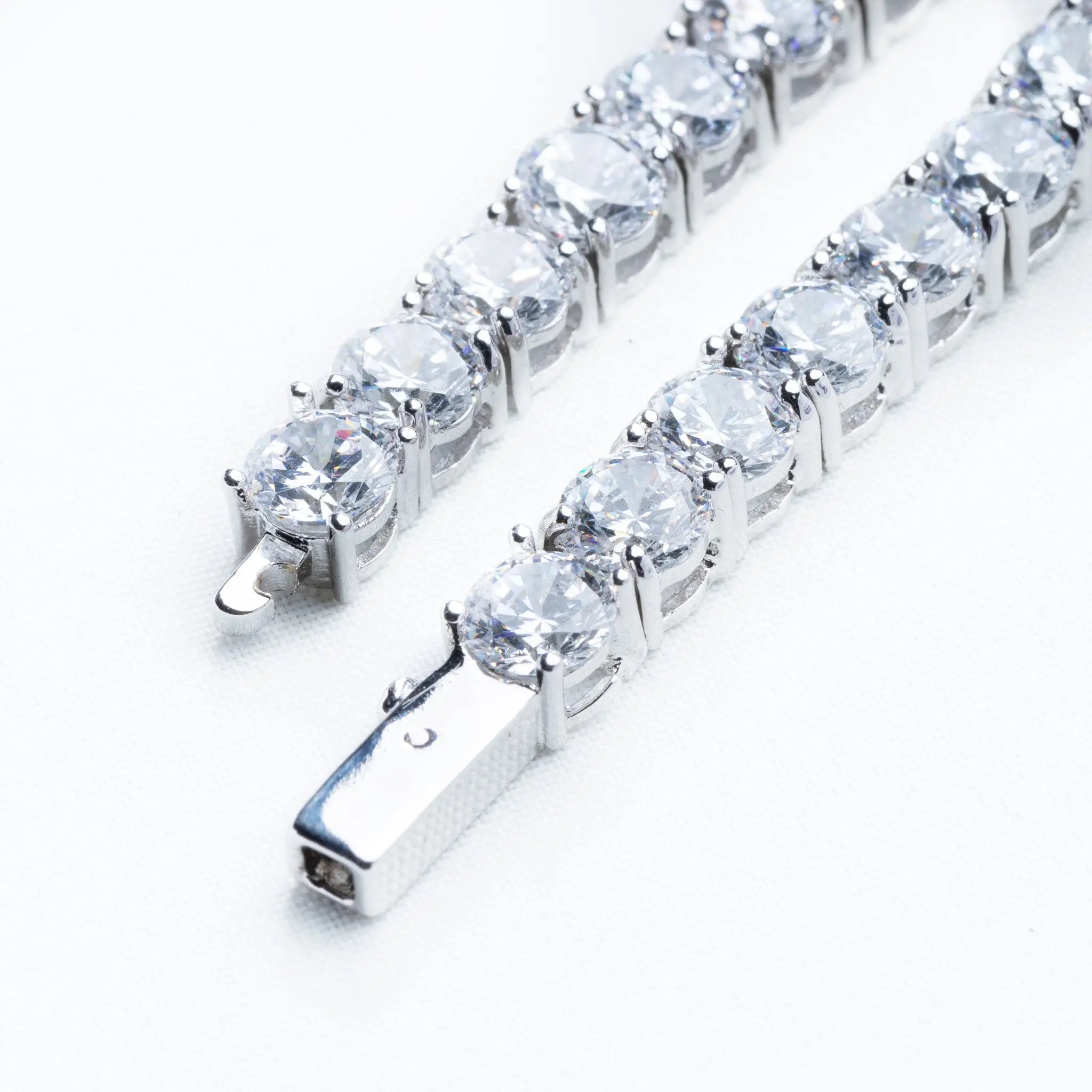 4mm Tennis Bracelet - Silver
