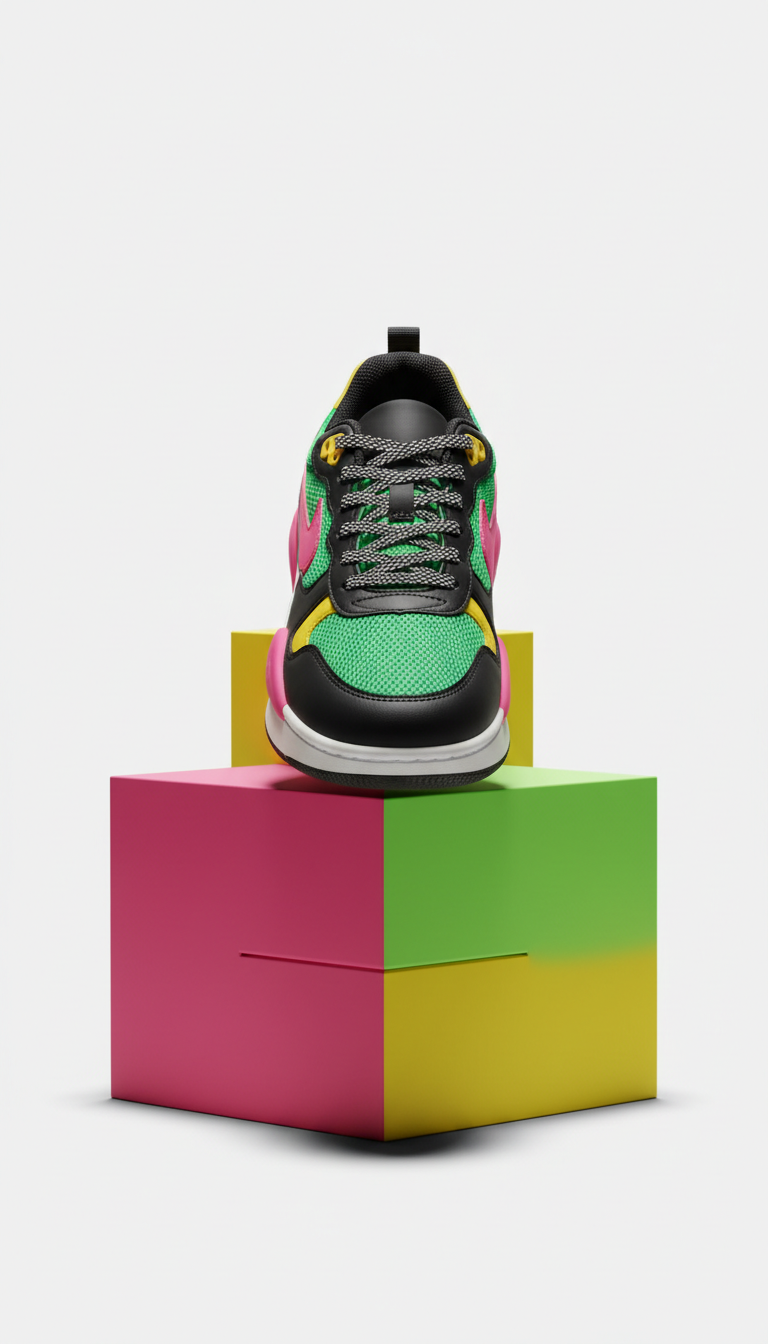 Limited-Edition Neon Fade Sneaker
