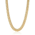 12mm Iced Miami Cuban Link Necklace - Gold