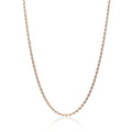 3mm Rope Necklace - Rose Gold