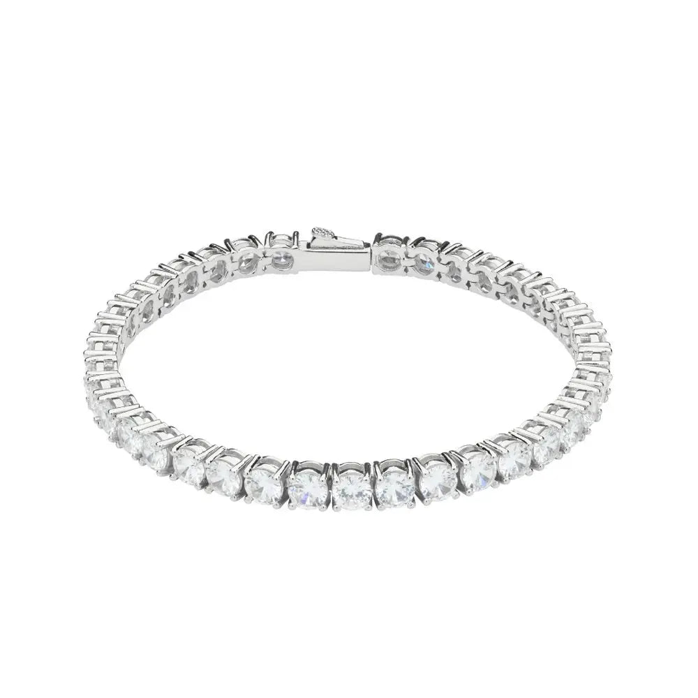 5mm Tennis Bracelet - Silver