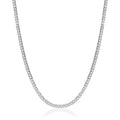 5mm Tennis Chain - White Gold
