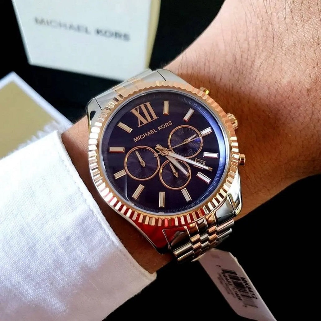 Michael Kors MK8412 Lexington Men's Two-Tone Watch