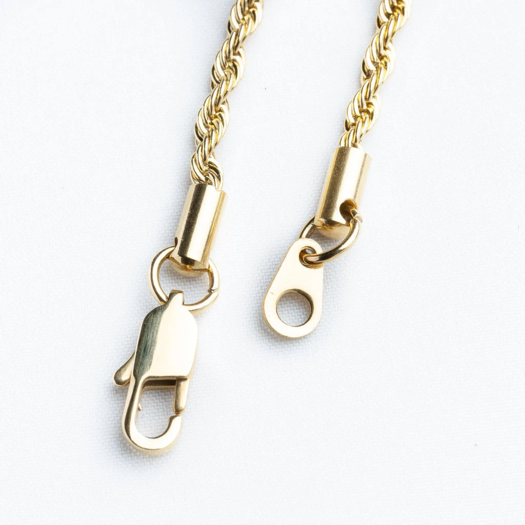 3mm Rope Chain - Gold