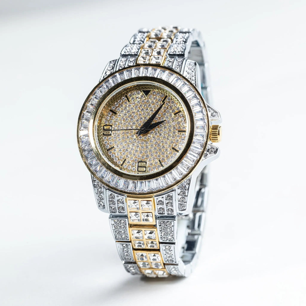 Baguette Watch - Two Tone