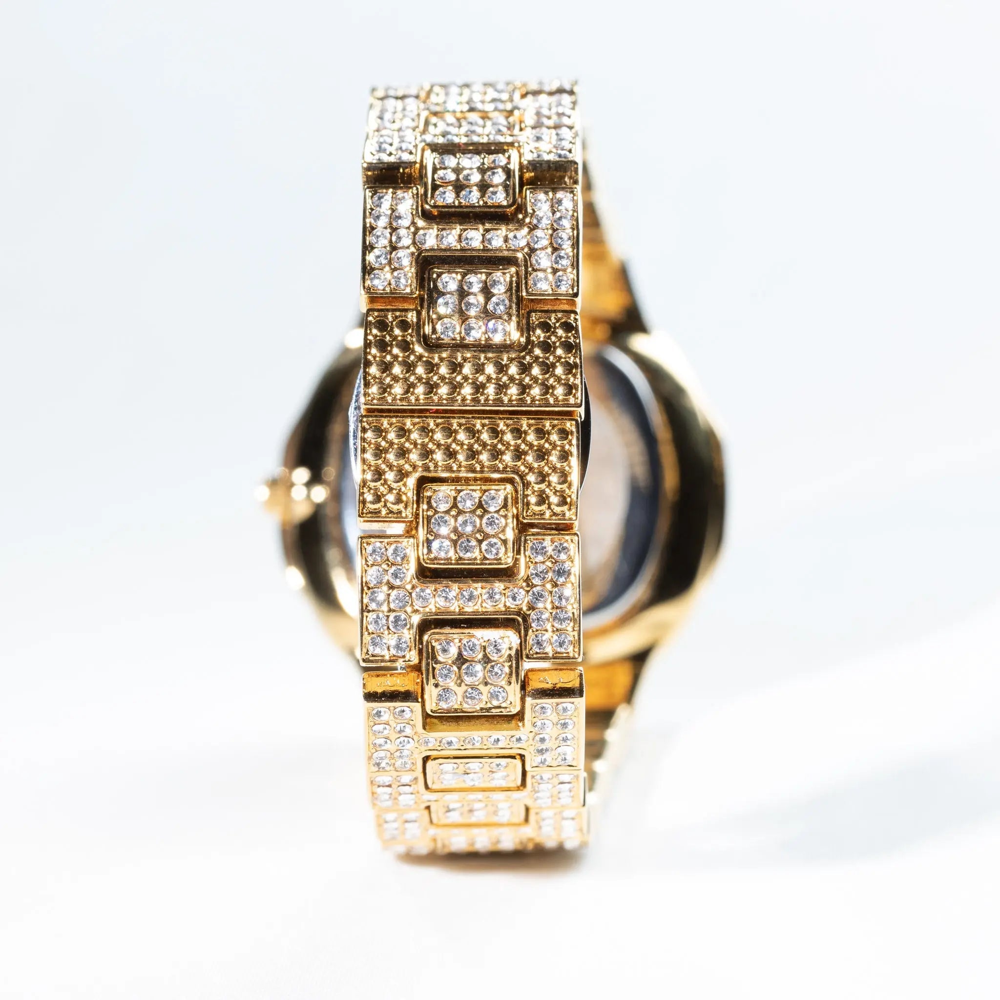 Iced Fashion Watch - Gold